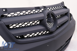 Grille de pare-chocs avant pour Mercedes Classe V Vito Viano W639 Facelift 2010-2014-image-6105271