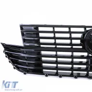 Grille de radiateur avant noire brillante adaptée pour VW T6.1 Bus Multivan Facelift à partir de 19-image-6204077
