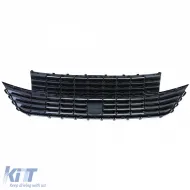 Grille de radiateur sans emblème noir brillant, adaptée pour VW T6.1 Bus+Transporter facelift à partir de 19-image-6198785