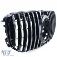 Grille de radiateur sport noir brillant en chrome adapté pour Mercedes GLS X167 à partir de 2019-image-6259236