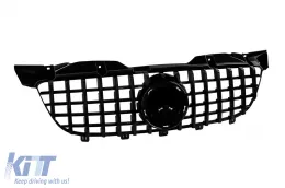 Grille de type GT laqué noir adapté pour Mercedes Sprinter W906 2009-2013-image-6146409