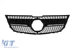 Grille en diamant chromée/noire adaptée pour Mercedes GLK X204 2013-2015-image-6236982