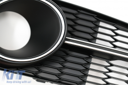 Grille inférieure Couvertures ACC pour Audi A6 C7 4G S Line Facelift 15-18 Chrom-image-6068857