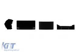 Grille laquée noire adaptée pour Audi RSQ8 2018-2023-image-6163830