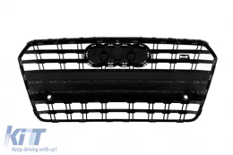 Grille laquée noire type S7 adaptée pour Audi A7 2015-2017-image-6164252