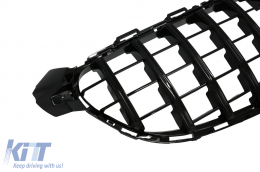 Grille pour Mercedes Classe C C63 C63S W205 S205 A205 C205 18-20 360 caméra Noir-image-6086630