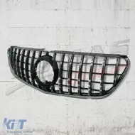 image-18-Grille pour Mercedes Classe V W447 2014-03.2019 GTR Panamericana Look Noir Chrome