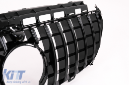 Grille pour Mercedes E W213 S213 C238 16-19 GTR Panamericana Look Chrome Caméra 360-image-6088100