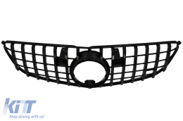 Grille pour Mercedes GLS X166 Facelift 2016-2018 GTR Look Noir Caméra factice-image-6066402