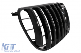 Grille pour Mercedes GLS X166 Facelift 2016-2018 GTR Look Noir Caméra factice-image-6066406