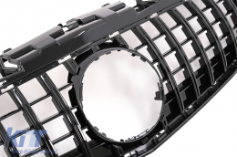 Grille pour Mercedes SLC R172 Facelift 16-19 GT-R Panamericana Look Noir brillant-image-6090202