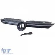 Grille sport avec bandeau chromé éclairé adapté pour VW Golf 8 à partir de 2019-image-6265930