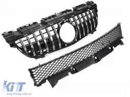 image-6-GRILLE SPORT BLACK CHROME fits MERCEDES SLK R172 11-15