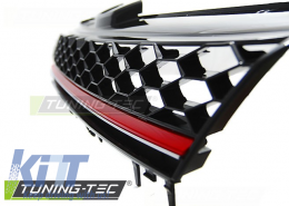 GRILLE SPORT BLACK RED fits VW GOLF 7 13-17-image-6267314