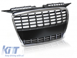 GRILLE SPORT CHROME BLACK fit AUDI A3 05-08