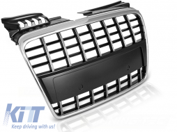 GRILLE SPORT CHROME BLACK fits AUDI A4 B7 04-08 - TTGA6028748