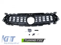 GRILLE SPORT CHROME BLACK fits MERCEDES W213 SPORT 20-23-image-6269610
