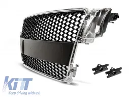 image-63-GRILLE SPORT CHROME fits AUDI A5 07-06.11