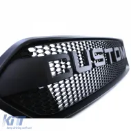 Grille sport en design nid d'abeille adaptée pour Ford Tourneo + Transit Custom 18-23-image-6198225
