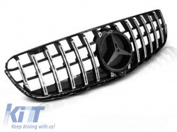 GRILLE SPORT GLOSSY BLACK CHROME fits MERCEDES GLC W253 15-18