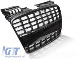 GRILLE SPORT GLOSSY BLACK fits AUDI A4 B7 04-08 - TTGA6028682
