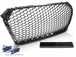 GRILLE SPORT GLOSSY BLACK fits AUDI A4 B9 15-19