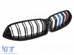 GRILLE SPORT GLOSSY BLACK TRI-COLOUR DOUBLE BAR fits BMW G14 / G15 18-22  - TTGB6029575