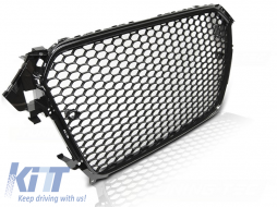GRILLE SPORT GLOSSY FRAME BLACK PDC fits AUDI A4 B8 11.11-15 - TTGA6028674