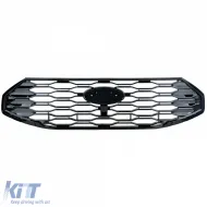 Grille sport noir avec chrome adapté pour Ford Tourneo Transit Custom à partir de 2023-image-6206046