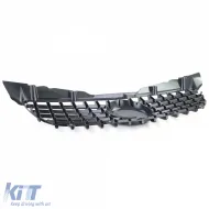 Grille sport noir brillant chrome adapté pour Mercedes Sprinter W906 06-13-image-6205051