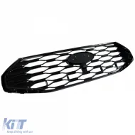 Grille sport noire brillante adaptée pour Ford Tourneo Transit Custom à partir de 2023-image-6208813
