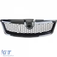 Grille Sport RS noir chrome adapté pour Skoda Octavia 1Z facelift 09-13-image-6193972