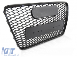 GRILLE SPORT STYLE GLOSSY BLACK PDC fits AUDI Q7 4L 05-15