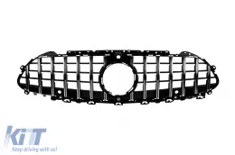 image-8-Grille style GT chrome/noir adapté pour Mercedes CLS C257 après 2019 avec ouverture pour caméra