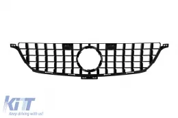Grille style GT chromé/noir adapté pour Mercedes ML W166 2011-2015-image-6145758