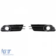 Grille trims bumper chrome for Audi A6 C7 4G 10-14 without S-Line-image-6326508