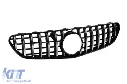 Grille type GT chromée/noire adaptée pour Mercedes S63/S65 coupé/cabriolet C217/A217 2014-2017-image-6146278