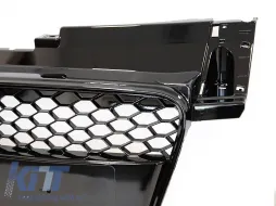 Grille type RS laqué noir adapté pour Audi TT 6J 2006-2014 sans emblème-image-6145557