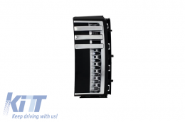 Grille Évents latéraux pour Land Range Rover Vogue III L322 02-05 Autobiography Supercharged Design Tout noir-image-6026207