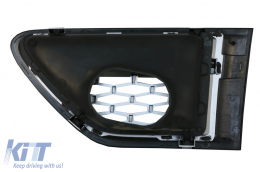 Grille Évents latéraux pour Rover Sport Facelift 09-13 L320 Autobiography Look Argent-image-6083936
