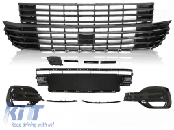 GRILLE W/BUMPER ELEMENT GLOSSY BLACK fits VW T6.1 20- - TTGV6030111