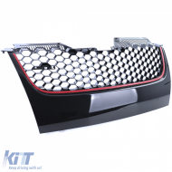 Grille without emblem + bumper grille set for VW Golf 5 GTI 03-09-image-6252296