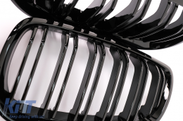 Grilles Calandre pour BMW 3 E92 E93 Coupé Cabriolet Pré LCI 06-09 Double rayure-image-6101298
