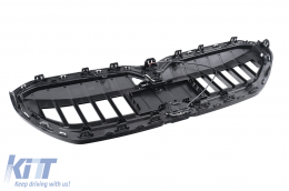 Grilles Calandre pour BMW Série 5 G60 G61 2023- avec éclairage LED Noir Brillant-image-6260166