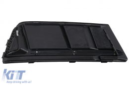 Grilles inférieures pare-chocs Côté pour Audi A4 B9 2016-2018 RS4 Look-image-6067971