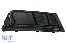 Grilles inférieures pare-chocs Couvertures pour Audi A4 B9 16-18 RS4 Look Noir-image-6067958