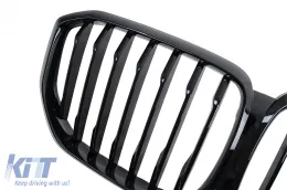 Grilles Rein Calandre centrale pour BMW X5 G05 2018-2022 Noir brillant-image-6260095