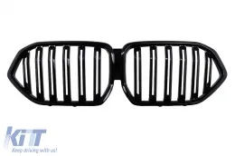 image-67-Grilles Rein Calandre pour BMW X6 G06 2019-2022 Double Rayure M Design Noir