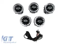 image-20-Grilles ventilation avant 3 couleurs pour Mercedes C W205 GLC SUV X253 W253 14-18