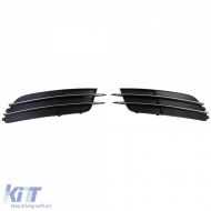 Grillverkleidungen Stoßstange Chrom geeignet für Audi A6 C7 4G 10-14 ohne S-Line-image-6205086